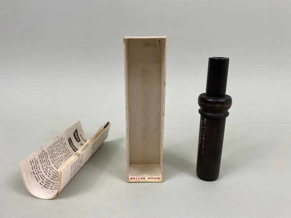 P.S. Olt Keyhole Duck Call- Reg. Trade Mark with Box and Paperwork (#B51)