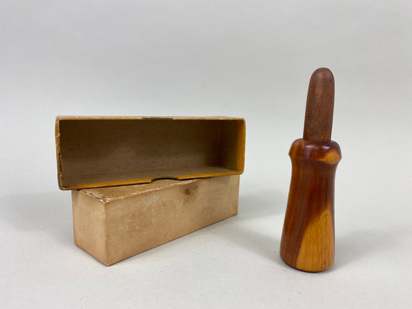 The "HOOSIER" Crow Call with Original Box and Paperwork (#B52)