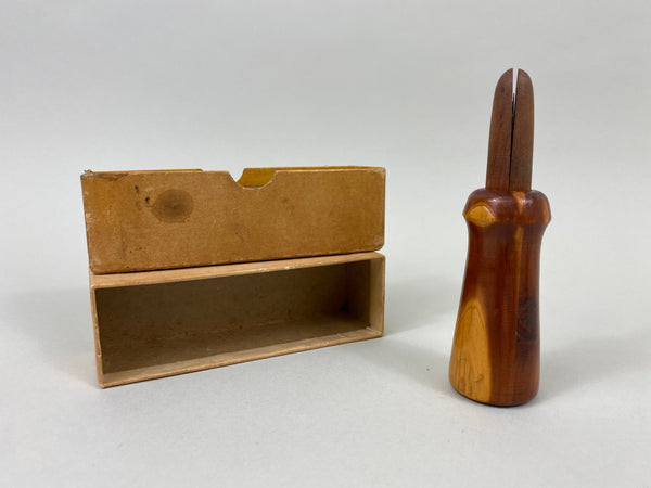 The "HOOSIER" Crow Call with Original Box and Paperwork (#B52)