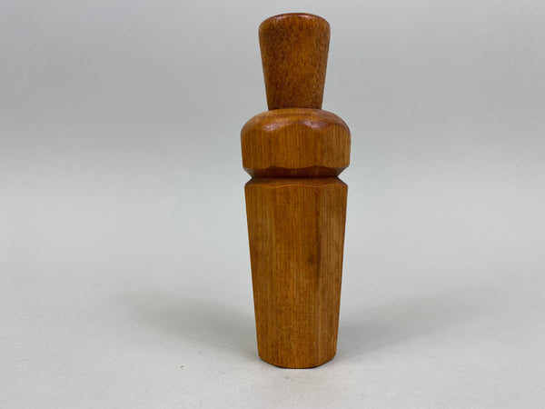 Oscar Quam Hexagon Wooden Duck Call with Worn Label (#BB15)