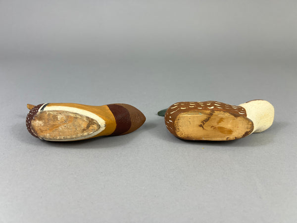 Unknown Pair of Miniature Wood Ducks (#3872)