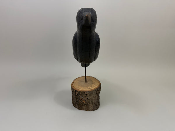 Raymond Shumaker Carved Crow (#380)