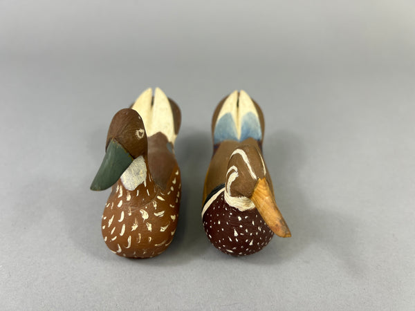 Unknown Pair of Miniature Wood Ducks (#3872)