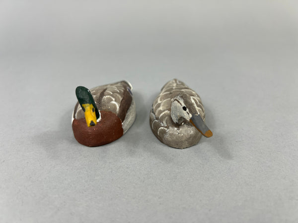 Doug Moore Miniature Mallards, Pair (#2545)