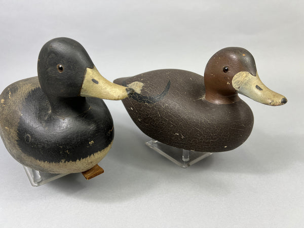 Keyes Chadwick Pair of Bluebills, Original Paint (#4847)