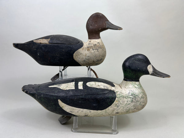 Unknown Pair of Folky Canadian Goldeneyes with Swing Weights (#2908)