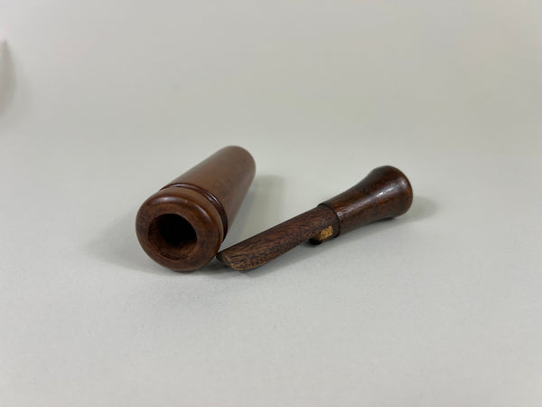 Vintage Wooden Duck Call, Stamped (#Q8)