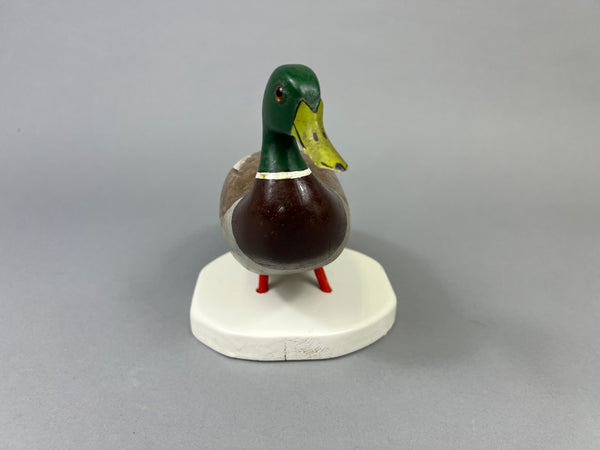 Illinois River Standing Mallard Half Size, Hageman Paint 1950's (#4606)