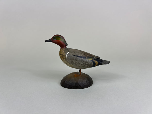 George Strunk Miniature Standing Green Wing Teal (#2988)