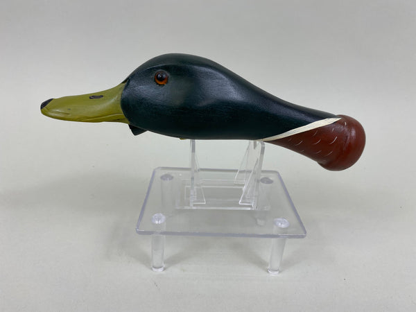 Bud Hinck Carved Mallard Head Duck Call (#F101)