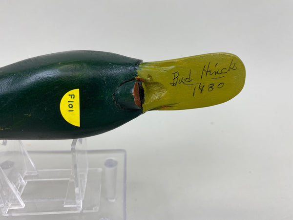 Bud Hinck Carved Mallard Head Duck Call (#F101)