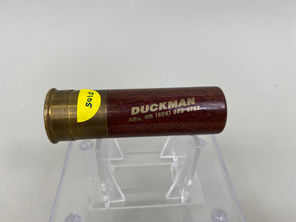 Roy Richardson Duckman Shotgun Shell Box Duck Call (#F105)