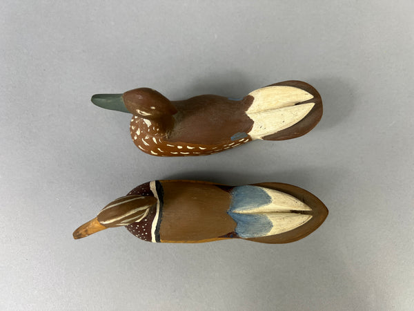 Unknown Pair of Miniature Wood Ducks (#3872)