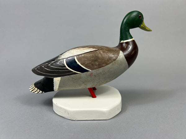 Illinois River Standing Mallard Half Size, Hageman Paint 1950's (#4606)