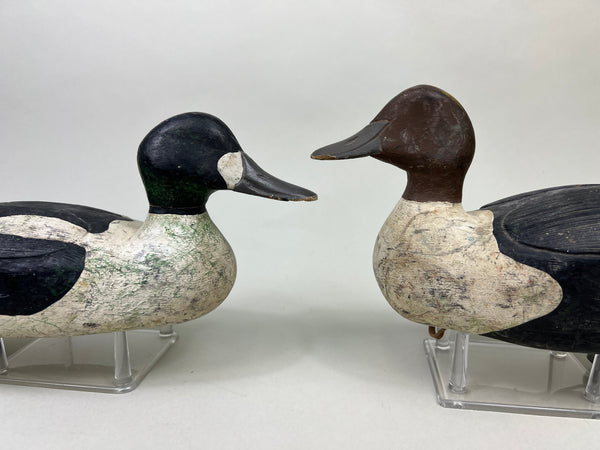 Unknown Pair of Folky Canadian Goldeneyes with Swing Weights (#2908)