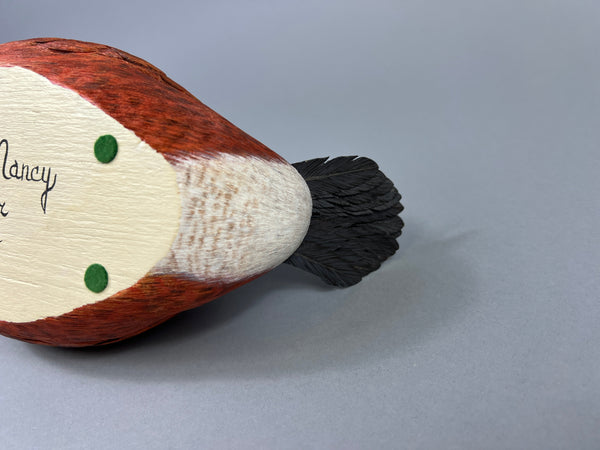 Mike & Nancy Scherer Turned Head Ruddy Duck (#8449)