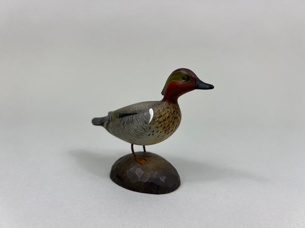 George Strunk Miniature Standing Green Wing Teal (#2988)