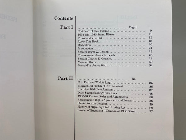 Federal Duck Stamp Story 50 Years of Excellence 1934-1984, 50th Anniversary
