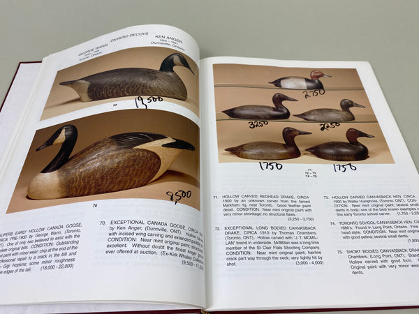 The Hillman Collection Rare Antique Waterfowl Decoys, Hardcover