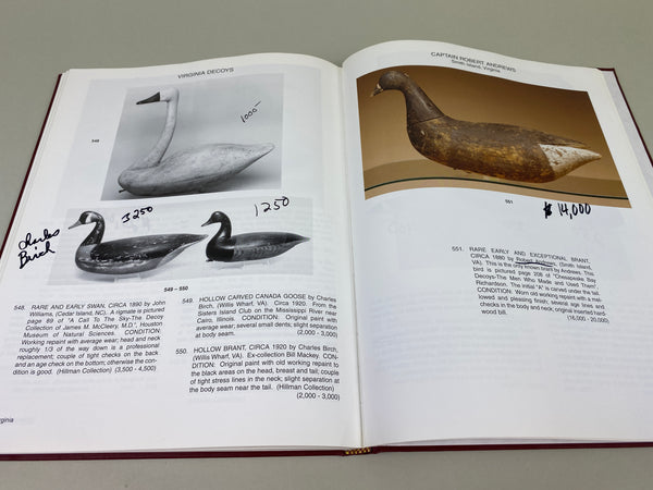 The Hillman Collection Rare Antique Waterfowl Decoys, Hardcover
