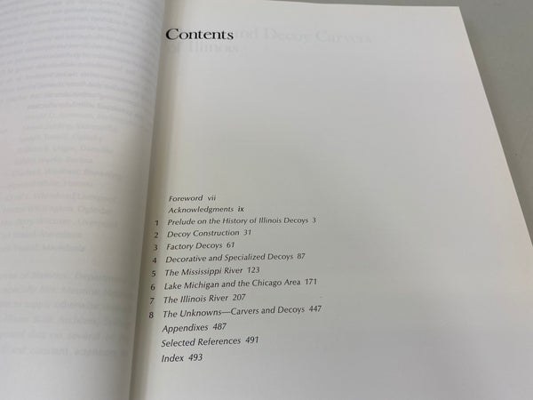 Decoys and Decoy Carvers of Illinois (Illinois River Book) Soft Cover