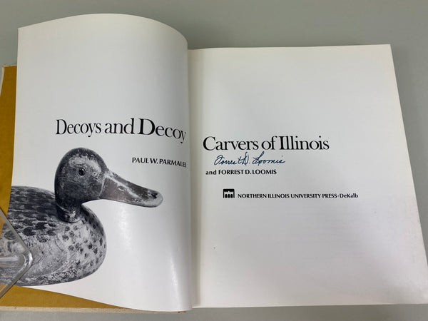 Decoys and Decoy Carvers of Illinois, Parmalee & Loomis, Hard Cover