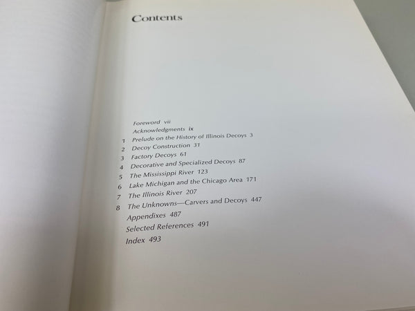 Decoys and Decoy Carvers of Illinois, Parmalee & Loomis, Hardcover