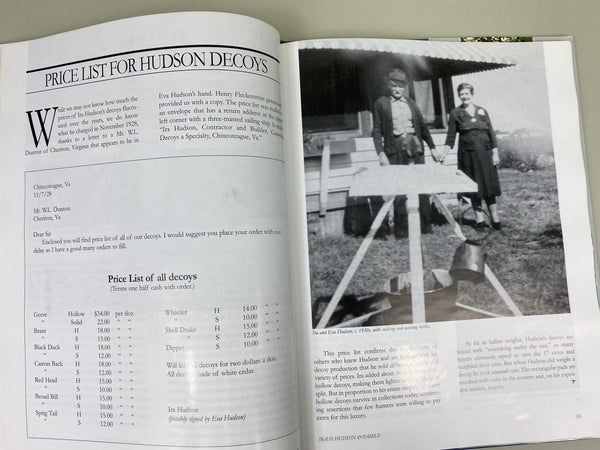 Ira D. Hudson and Family Chincoteague Carvers by Henry H. Stansbury