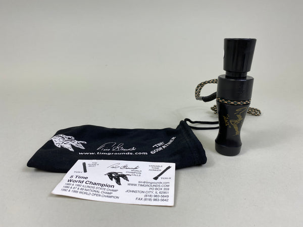 Tim Grounds Duck Call, Signed and Dated (#M19)