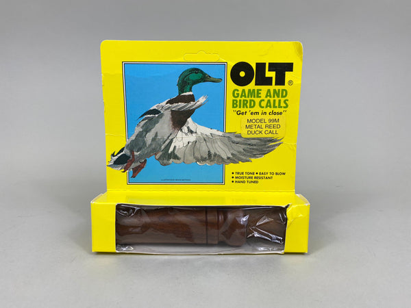 P. S. Olt Model 99M Metal Reed Duck Call in Box (#M22)