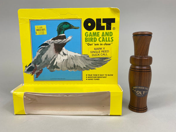 P.S. Olt Mark V Single Reed Duck Call in Original Box (#M23)