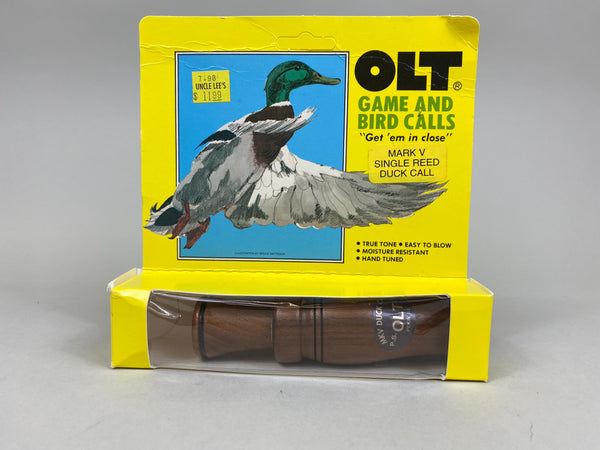 P.S. Olt Mark V Single Reed Duck Call in Original Box (#M23)