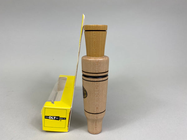 P.S. Olt Model DD-120 Double Reed Duck Call, Original Box & Paperwork (#M24)