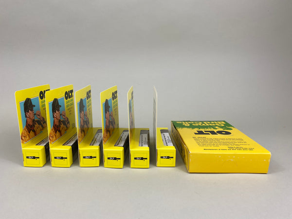 Lot of 6 PS Olt D-2 Duck Calls, Gold Letters, Display Case, Original Boxes, Near Mint (#M25)