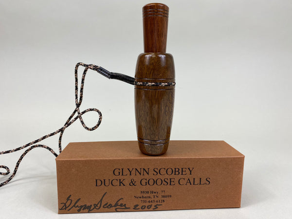 Glynn Scobey Goose Call, Original Box and Paperwork (#M31)
