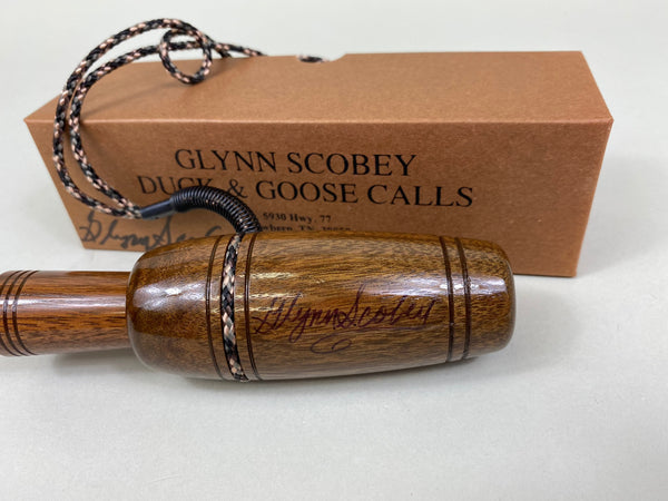 Glynn Scobey Goose Call, Original Box and Paperwork (#M31)