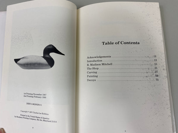 R. Madison Mitchell, His Life and Decoys, by Charles Lee Robbins