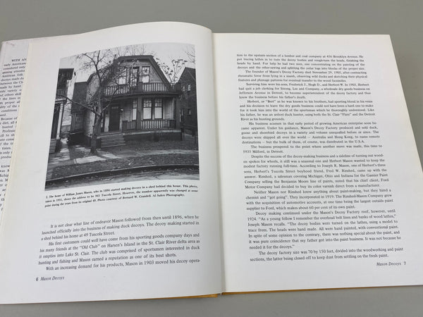 2 Books- Mason Decoys; and Factory Decoys of Mason, Stevens, Dodge, and Peterson