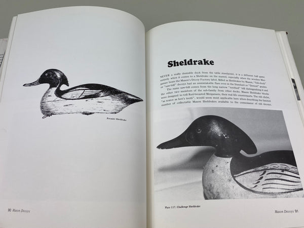 2 Books- Mason Decoys; and Factory Decoys of Mason, Stevens, Dodge, and Peterson
