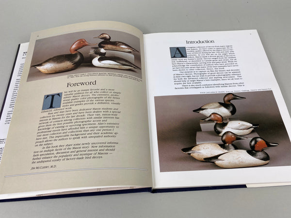 Mason Decoys A Complete Pictorial Guide- Hardcover Book