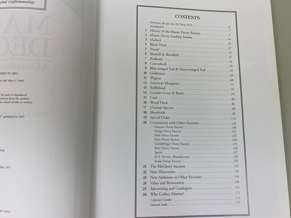 Mason Decoys Expanded Edition A Complete Pictorial Guide