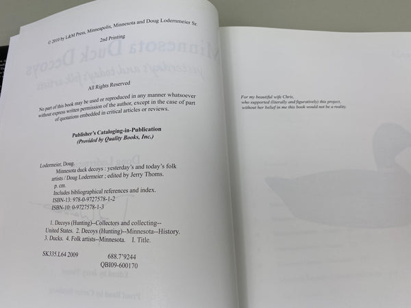 Minnesota Duck Decoys Yesterday's and Today's Folk Artists, by Doug Lodermeier