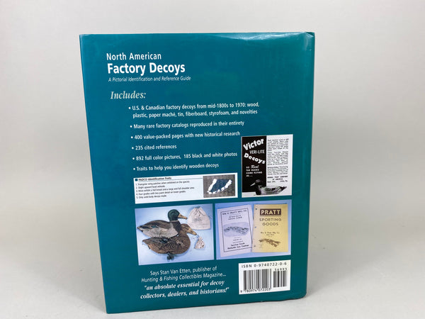North American Factory Decoys A Pictorial Identification and Reference Guide by Ken Trayer