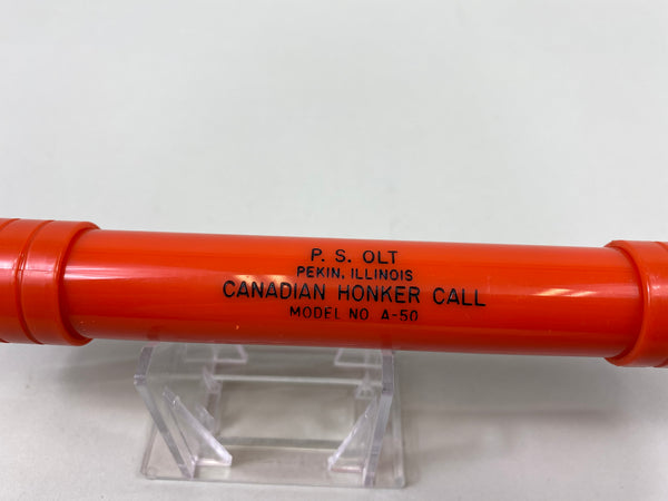P.S. Olt Orange Canadian Honker Call Model No. A-50 (P102)