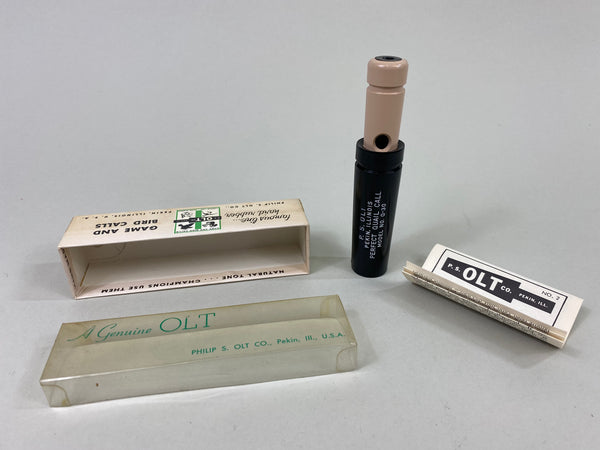 P.S. Olt Perfect Quail Call Model #Q-30 in Original Box with Paperwork (#P106)