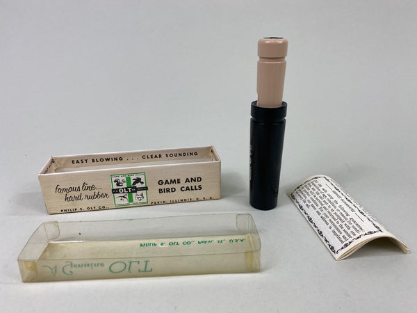 P.S. Olt Perfect Quail Call Model #Q-30 in Original Box with Paperwork (#P106)