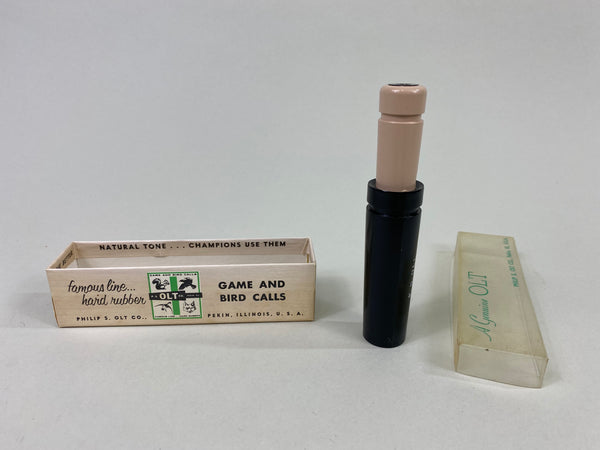 P.S. Olt Perfect Quail Call Model #Q-30 in Original Box with Paperwork (#P106)