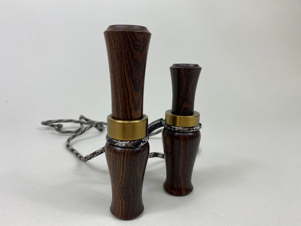 JS Custom Calls- Duck and Goose Call Set in Original Wooden Box (#P121)