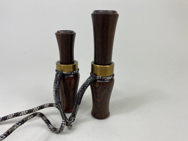 JS Custom Calls- Duck and Goose Call Set in Original Wooden Box (#P121)