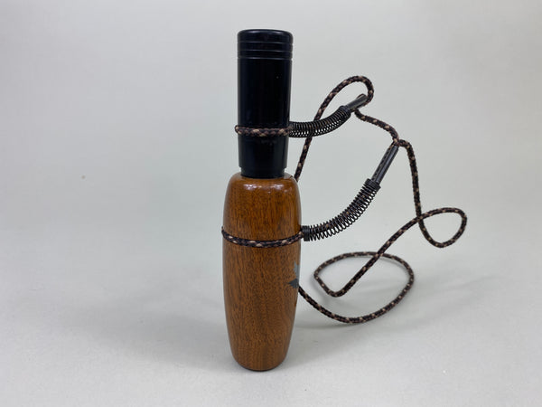 Glynn Scobey Wooden Goose Call, Landing Canada Goose on Barrel (P153)